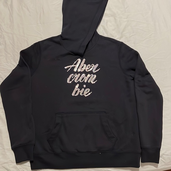 ❄️❄️ Sale❄️❄️ Abercrombie Girls Sequins Hoodie - Picture 1 of 5
